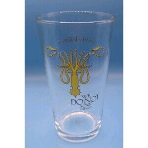 Game Of Thrones Collectible Pint Glass “We Do Not Sow Greyjoy”